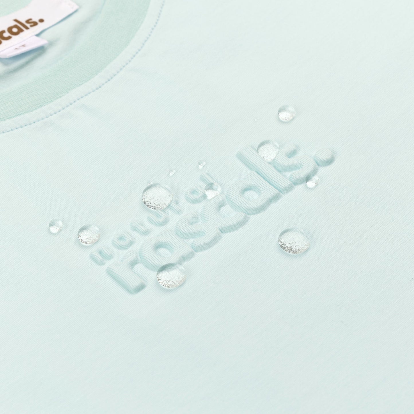 Spill-Resistant Baby & Toddler Tee | Airy Blue & Mint Green