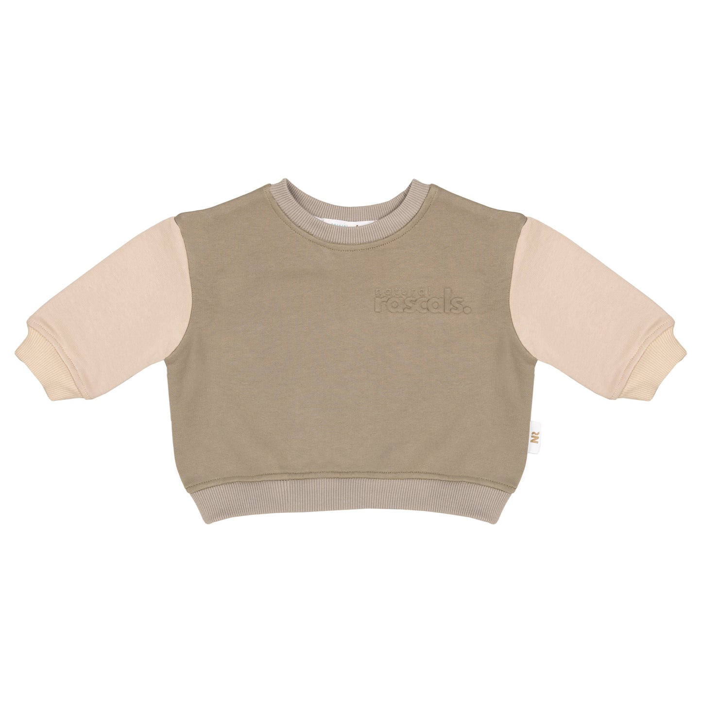 Spill-Resistant Baby & Toddler Sweat | Earthy & Oat