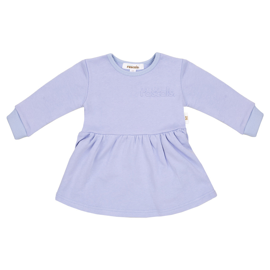 Spill-Resistant Baby & Toddler Dress | Periwinkle Lavender