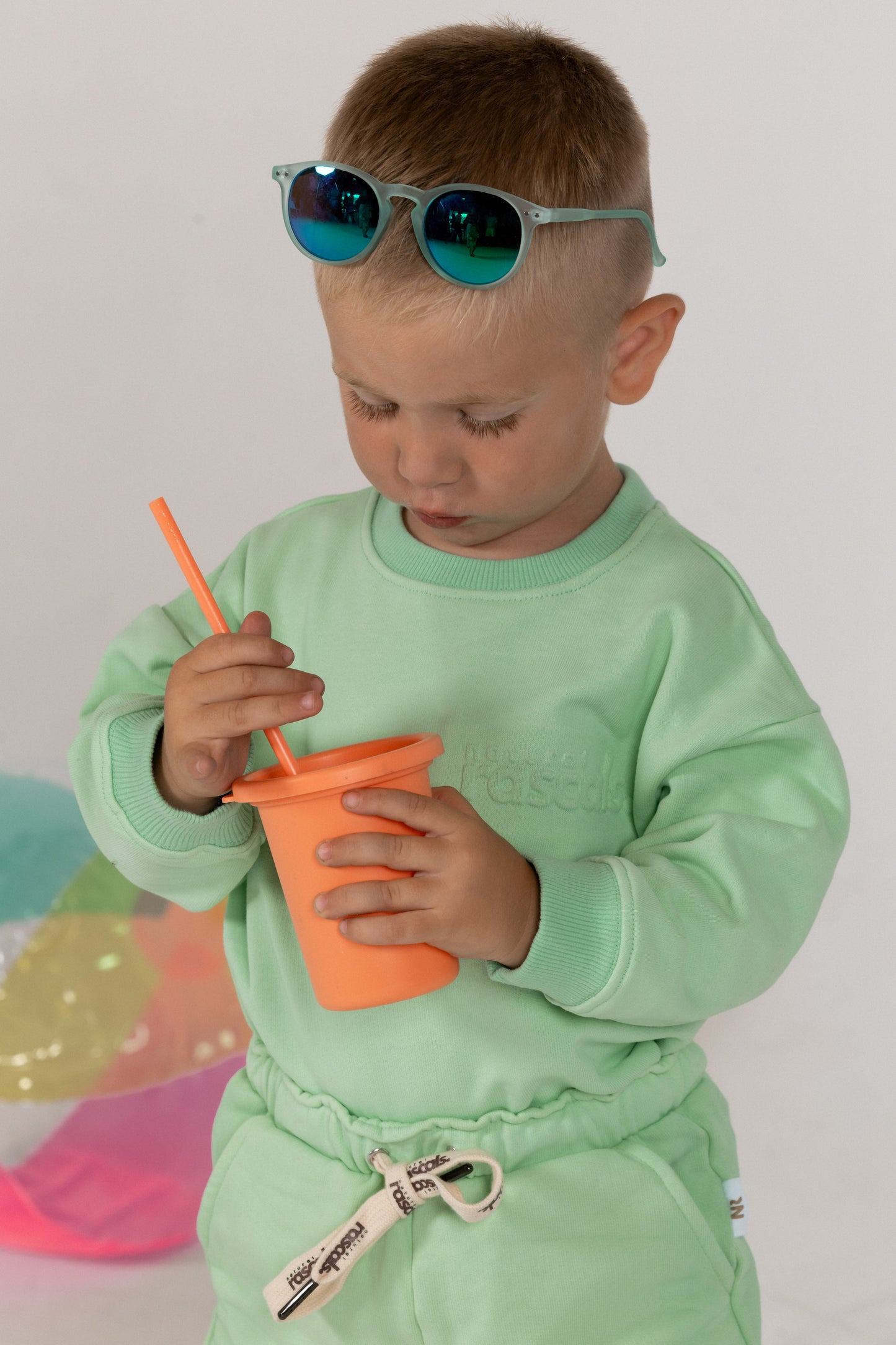 Spill-Resistant Baby & Toddler Matching Set | Mint Green