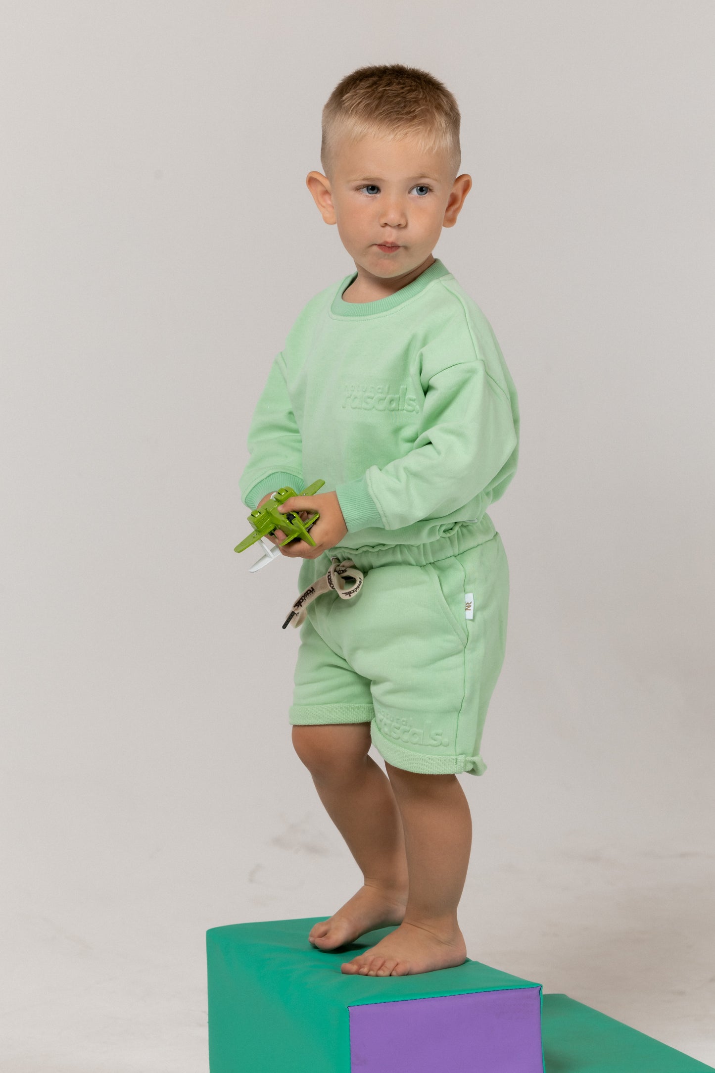 Spill-Resistant Baby & Toddler Matching Set | Mint Green