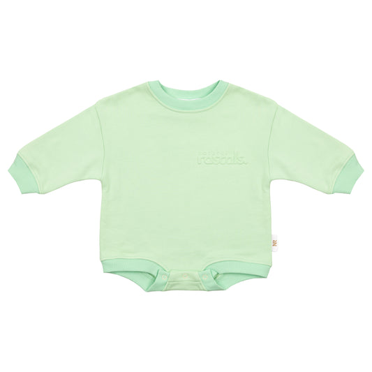 Spill-Resistant Baby & Toddler Romper – Mint Green | Made with Organic Cotton