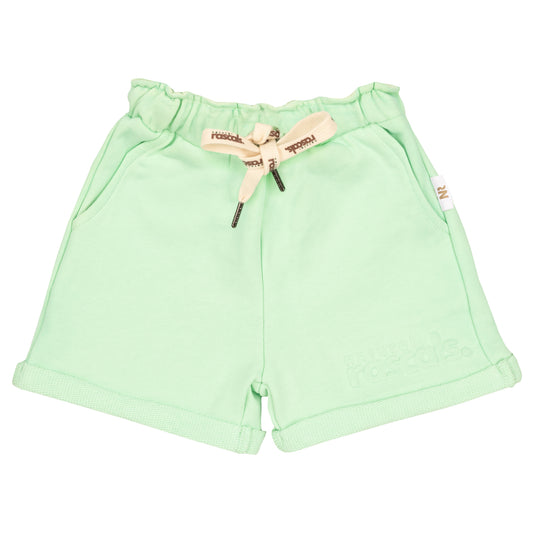Spill-Resistant Baby & Toddler Shorts – Mint Green | Made with Organic Cotton