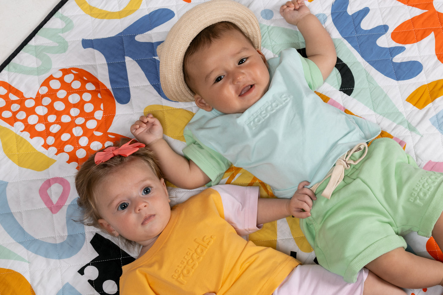Spill-Resistant Baby & Toddler Shorts | Mint Green